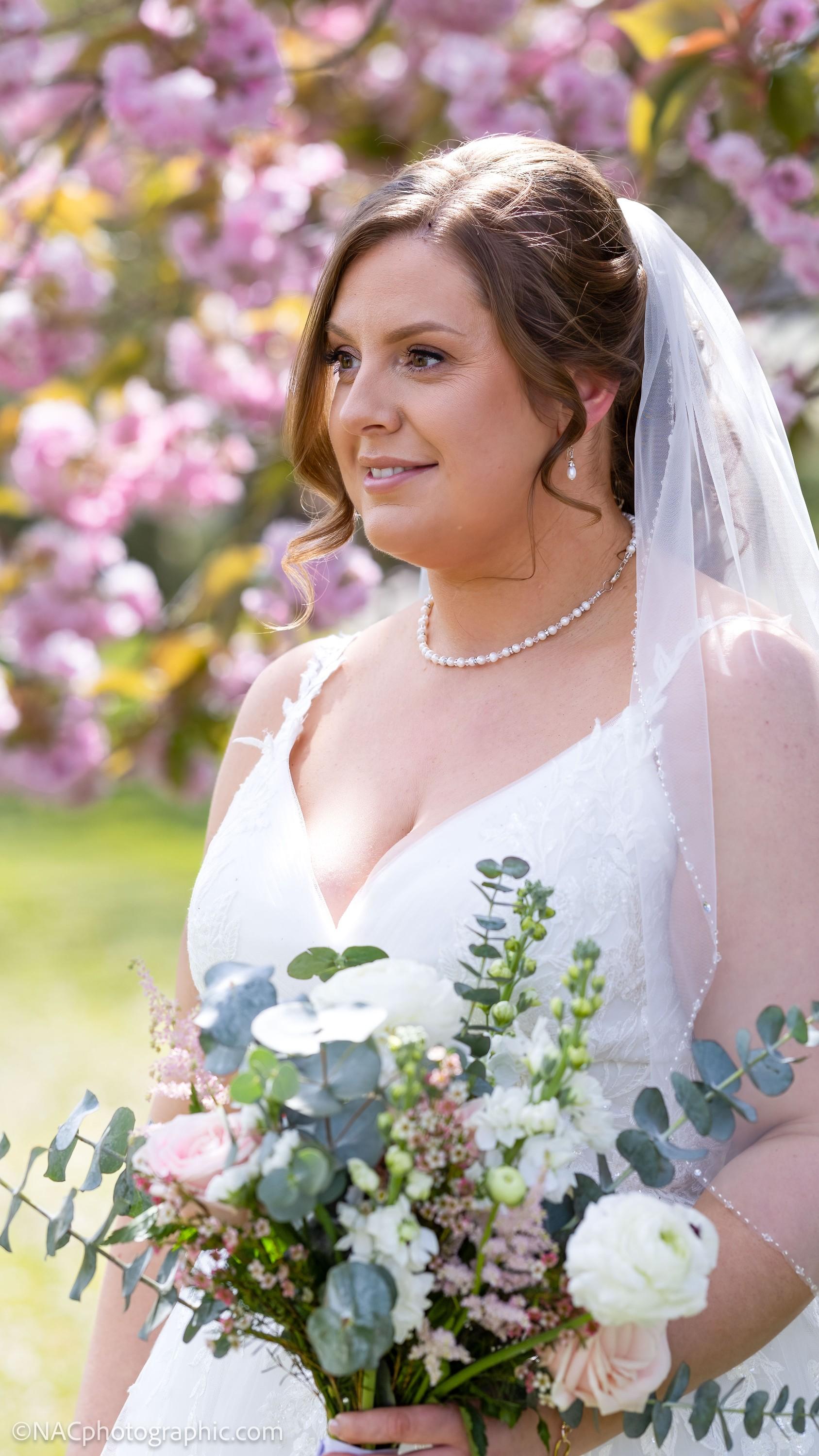 Cherry blossom wedding at High Grosvenor House, wedding venue